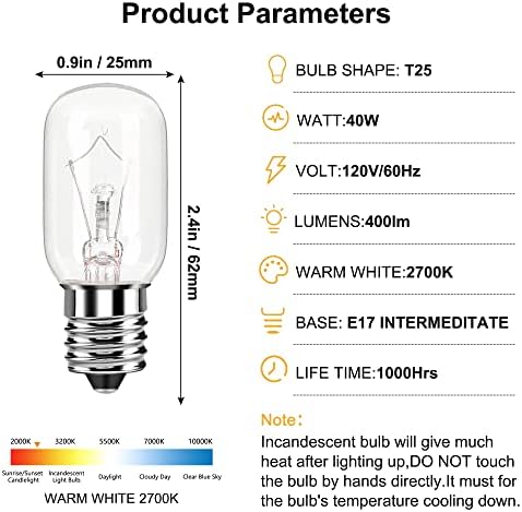 Neanete T8 40W Microwave Light Bulb Review Best Appliance Replacement Choice