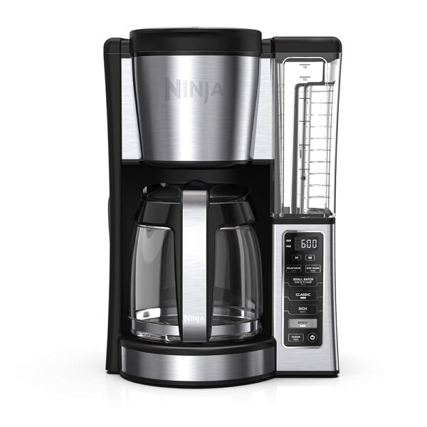 Ninja 12-Cup Programmable Coffee Brewer, 2 Brew Styles, Adjustable Warm Plate, 60oz Water Reservoir, Delay Brew - Black/Stainless Steel Ninja 12-Cup Programmable Coffee Brewer, 2 Brew Styles, Adjustable Warm Plate, 60oz Water Reservoir, Delay Brew - Black/Stainless Steel