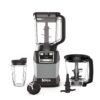 Ninja Blender, Compact Kitchen System, 1200W, 3 Functions for Smoothies, Dough & Frozen Drinks with Auto-IQ, 72-oz.* Blender Pitcher, 40-oz. Processor Bowl & 18-oz. Single-Serve...