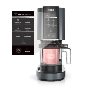 Ninja CREAMi, Ice Cream Maker, Ice Cream, Gelato, Sorbet ,Milkshakes, Mix-ins, Smoothie Bowls & More, 7-in-1, Ice Cream Pints, Pint lid, Healthy Ice Cream, Compact, Perfect for...