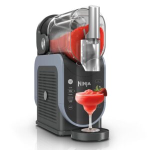 Ninja SLUSHi with RapidChill Technology, 88 oz. Frozen Drink & Slushie Machine, 5 Preset Programs, Margaritas, Frappés, and More, Premium Accents, Black, FS301 Ninja SLUSHi with RapidChill Technology, 88 oz. Frozen Drink & Slushie Machine, 5 Preset Programs, Margaritas, Frappés, and More, Premium Accents, Black, FS301