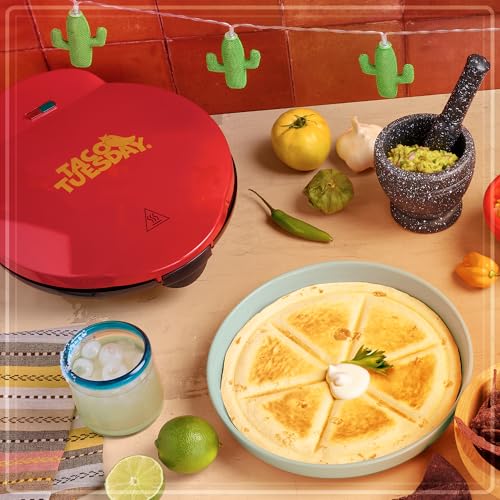 Nostalgia Deluxe Quesadilla Maker Review Best 10 Inch Small Appliance for Crispy Wedges