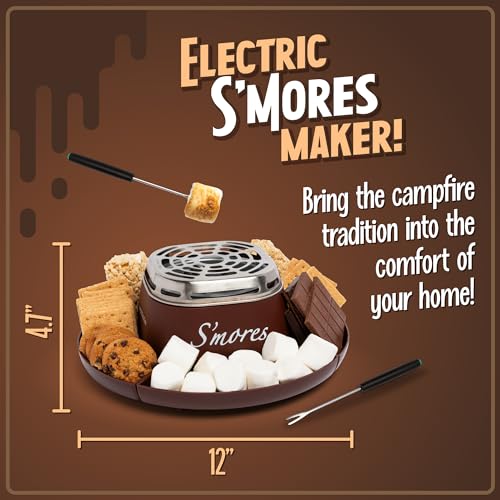 Nostalgia Indoor Electric S'mores Maker Review Perfect for Cozy Family Nights Nostalgia Indoor Electric S'mores Maker Review Perfect for Cozy Family Nights