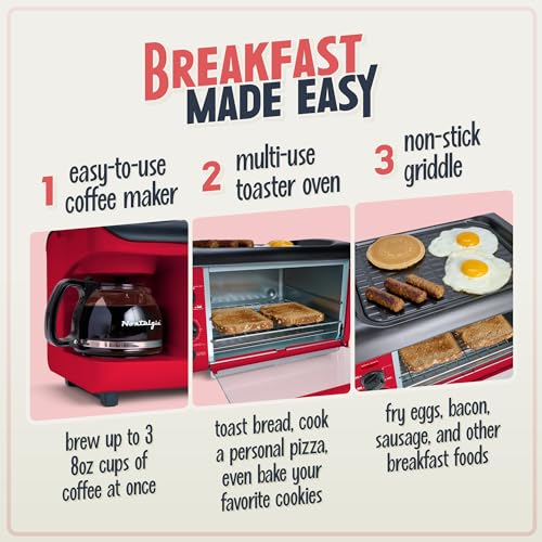 Nostalgia Retro 3-in-1 Breakfast Station Review Space Saving Kitchen Appliance Nostalgia Retro 3-in-1 Breakfast Station Review Space Saving Kitchen Appliance