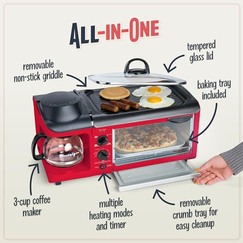 Nostalgia Retro 3-in-1 Breakfast Station Review Space Saving Kitchen Appliance Nostalgia Retro 3-in-1 Breakfast Station Review Space Saving Kitchen Appliance