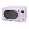 Nostalgia Retro Compact Countertop Microwave Oven 700-Watts with LED Digital Display-Child Lock-Easy Clean Interior-Lavender, 0.7 Cu. Ft Nostalgia Retro Compact Countertop Microwave Oven 700-Watts with LED Digital Display-Child Lock-Easy Clean Interior-Lavender, 0.7 Cu. Ft