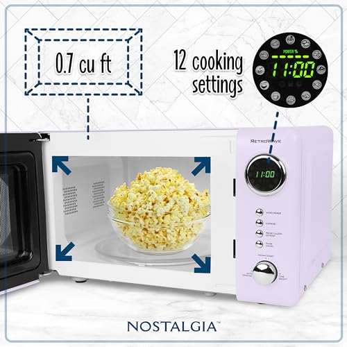 Nostalgia Retro Countertop Microwave Review 700-Watts Lavender Compact Power Nostalgia Retro Countertop Microwave Review 700-Watts Lavender Compact Power