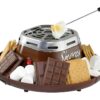 Nostalgia Tabletop Indoor Electric S'mores Maker - Smores Kit With Marshmallow Roasting Sticks and 4 Trays for Graham Crackers, Chocolate, and Marshmallows - Movie Night... Nostalgia Tabletop Indoor Electric S'mores Maker - Smores Kit With Marshmallow Roasting Sticks and 4 Trays for Graham Crackers, Chocolate, and Marshmallows - Movie Night...