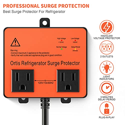 Ortis Refrigerator Surge Protector Review Protecting Appliances with Advanced Voltage Control