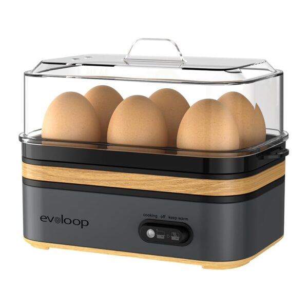 Rapid Egg Cooker Electric 6 Eggs Capacity, Soft, Medium, Hard Boiled, Poacher, Omelet Maker Egg Poacher With Auto Shut-Off, BPA Free Rapid Egg Cooker Electric 6 Eggs Capacity, Soft, Medium, Hard Boiled, Poacher, Omelet Maker Egg Poacher With Auto Shut-Off, BPA Free