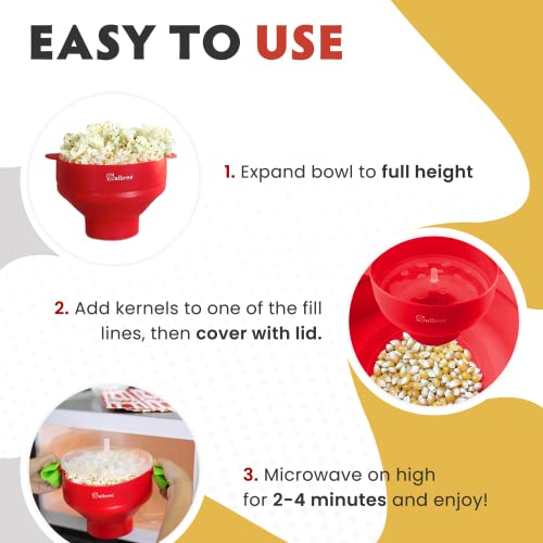 Salbree Collapsible Silicone Microwave Popcorn Popper Review Healthy Convenient Design Salbree Collapsible Silicone Microwave Popcorn Popper Review Healthy Convenient Design