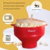 Salbree Collapsible Silicone Microwave Popcorn Popper Review Healthy Convenient Design