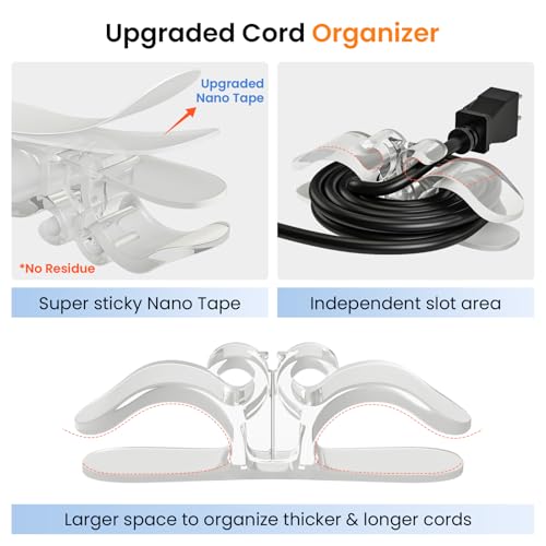 Searuodio Appliance Cord Organizer Review 6-Pack Silicone Kitchen Cable Holders Searuodio Appliance Cord Organizer Review 6-Pack Silicone Kitchen Cable Holders