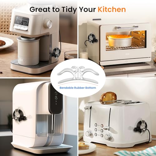 Searuodio Appliance Cord Organizer Review 6-Pack Silicone Kitchen Cable Holders Searuodio Appliance Cord Organizer Review 6-Pack Silicone Kitchen Cable Holders