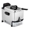 T-fal 3.5L Stainless Steel Deep Fryer with Basket, 1700W, Oil Filtration, Temp Control, Digital Timer, Dishwasher Safe Parts T-fal 3.5L Stainless Steel Deep Fryer with Basket, 1700W, Oil Filtration, Temp Control, Digital Timer, Dishwasher Safe Parts
