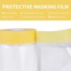 TAPEBEAR Pre-Taped Masking Film Review Best Plastic Sheeting for Painting Protection