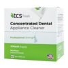 TCS Fresh Dental Appliance Cleaner, 24 Count Professional Strength Concentrated Cleanser Powder - Flexible Partial Cleaners, Denture Cleaner & Dental Night Guard Cleaner, Mint...