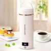 Travel Electric Kettle Portable Mini Kettle,Small Hot Water Boiler with 4 Temperature Settings,304 Stainless Steel,Fast Boiling Water with Auto Shut-Off and Boil Dry Protection...