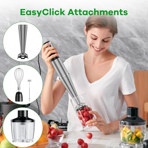 Turelar Hand Blenders Review Powerful 1100W Immersion Blender Set Tested