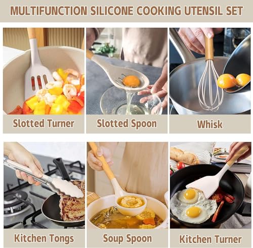 Umite Chef Silicone Cooking Utensils Set Review Best Durable Nonstick Kitchen Tools