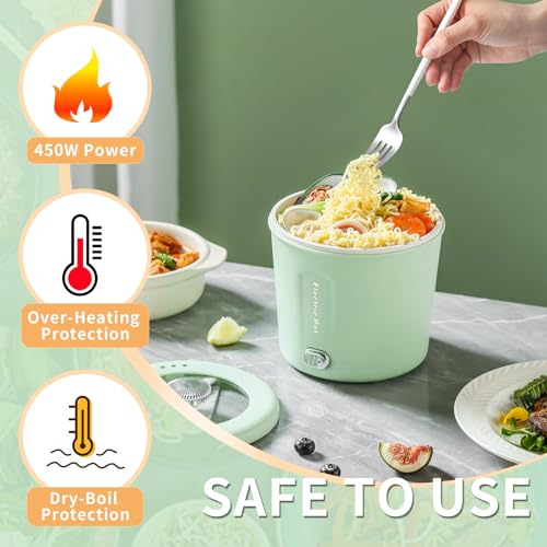 Zelarca Mini Hot Pot Review Multifunctional 1L Electric Cooker for Office Dorm